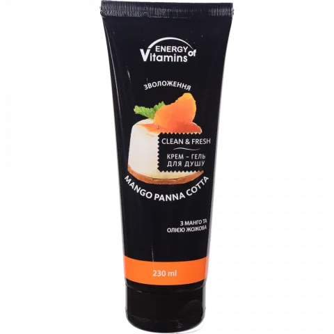 Крем-гель д/душу Energy of Vitamins 230 мл Mango Panna cotta