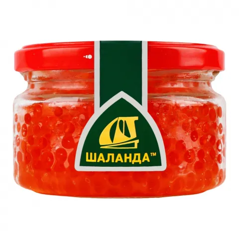 Ікра лососева зерниста 200 г скл. Шаланда