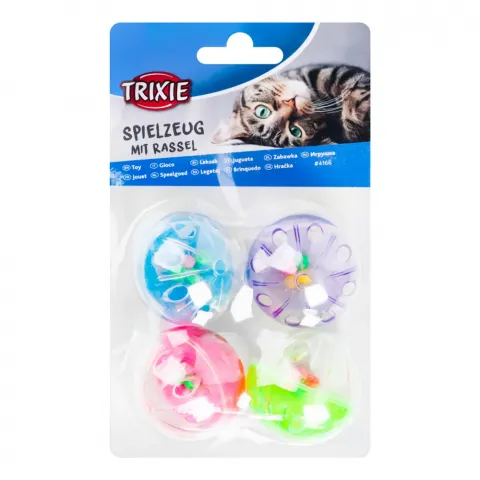 Іграшка Кульки Trixie 4,5 см 4 шт. пласмасові